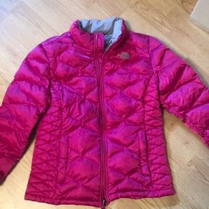 Preowned TheNorthFace girls down jacket XL (16-18) Excellent